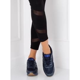 Bleu KB-091 Chaussures de sport bleu foncé 1 Bleu KB-091 Chaussures de sport bleu foncé 1