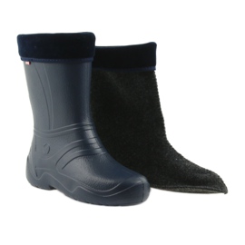 Galoshes féminines de Befado avec une chaussette bleu marine 162Q103 5