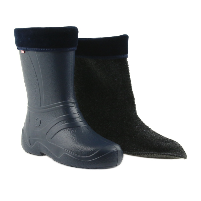 Galoshes féminines de Befado avec une chaussette bleu marine 162Q103 5