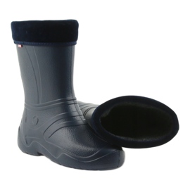 Galoshes féminines de Befado avec une chaussette bleu marine 162Q103 4