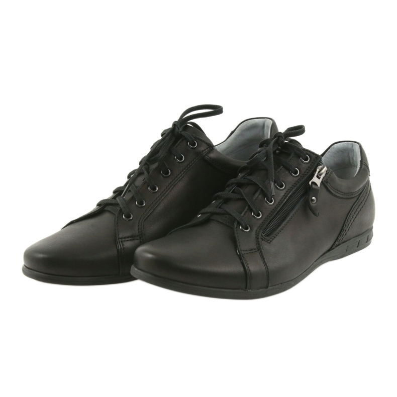 Chaussures décontractées pour hommes Riko 856 le noir 3