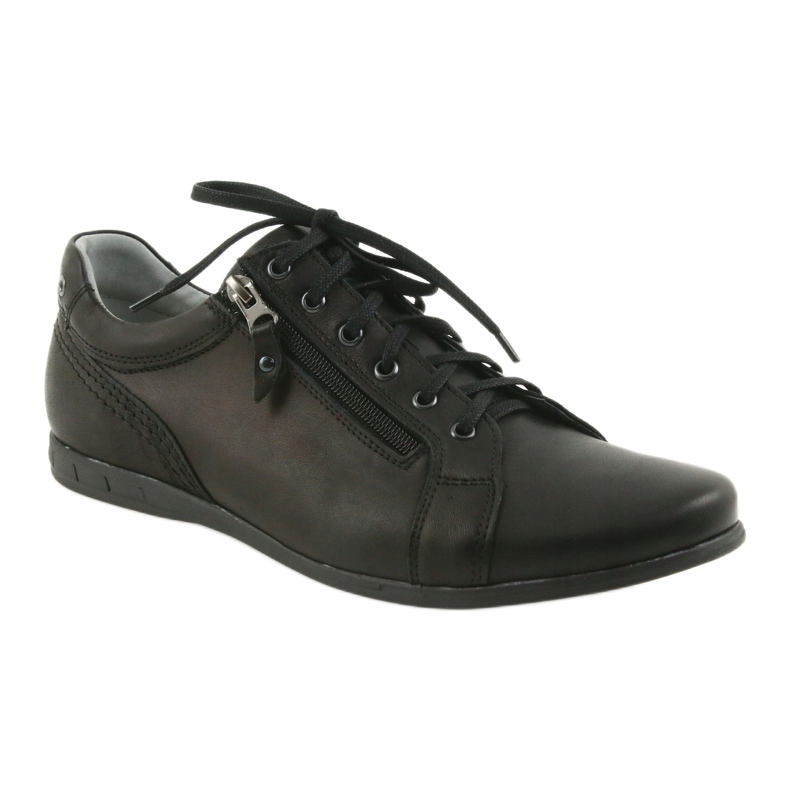 Chaussures décontractées pour hommes Riko 856 le noir 1