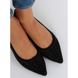 Ballerines noires ajourées 127-25 Noir le noir 3