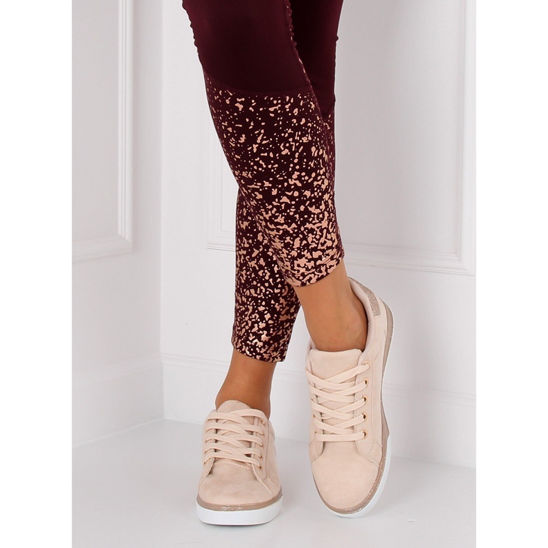 Baskets femme roses K-307 Rose 1
