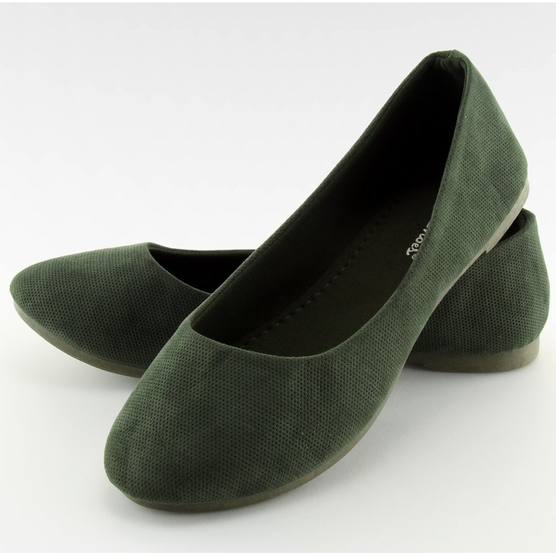 Ballerines femme vertes JX1018 Vert 1