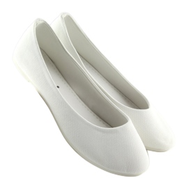 Ballerines femme blanches JX1018 Blanc 1 Ballerines femme blanches JX1018 Blanc 1