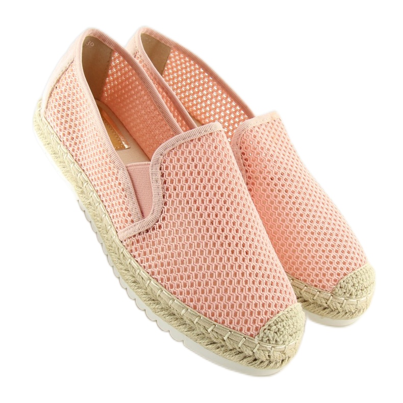 Espadrilles roses pour femmes 6602 Rose 2 Espadrilles roses pour femmes 6602 Rose 2