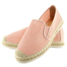 Espadrilles roses pour femmes 6602 Rose 1 Espadrilles roses pour femmes 6602 Rose 1