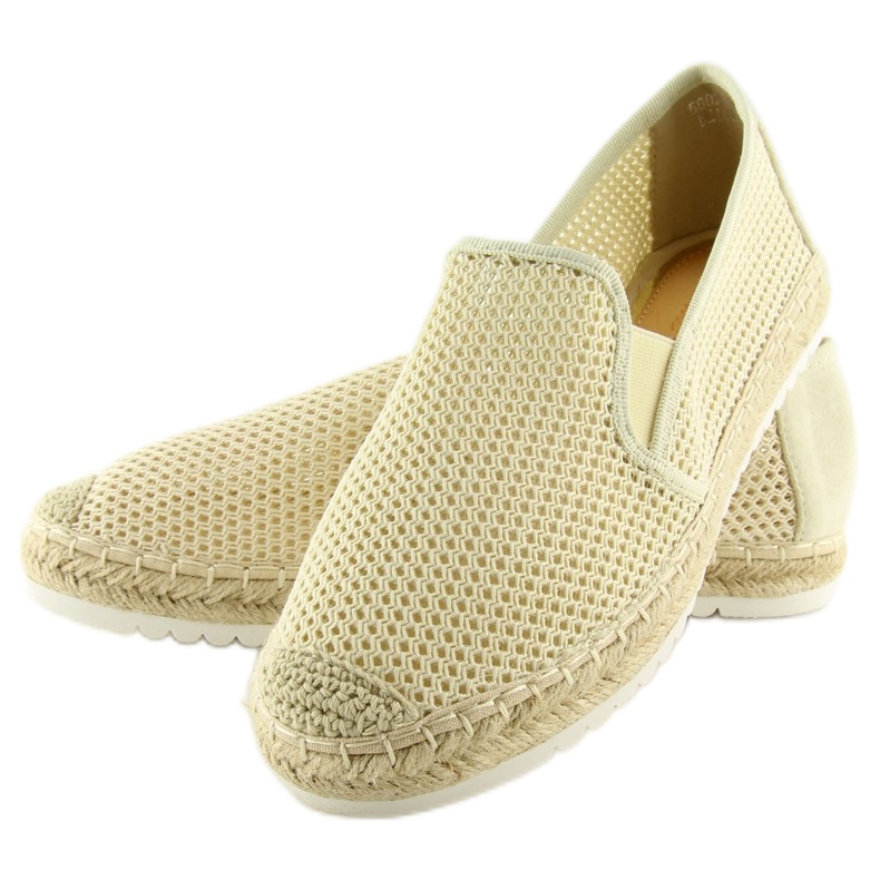 Espadrilles beiges pour femme 6602 Beige 1 Espadrilles beiges pour femme 6602 Beige 1