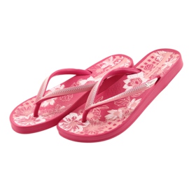 Ipanema tongs chaussures pour femmes pour la piscine 82518 multicolore rose 3