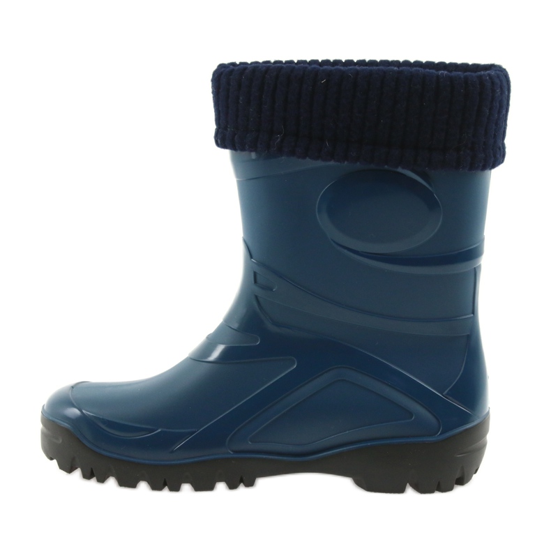 Demar bottes de pluie chaussures pour femmes chaussette chaude bleu marine 2