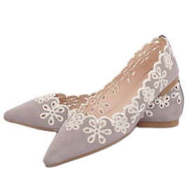 Ballerines ajourées grises LT99P Gris 6