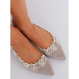 Ballerines ajourées grises LT99P Gris 2