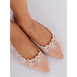 Ballerines roses ajourées LT99P Rose 1