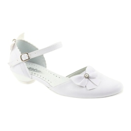 Ballerines de communion enfant blanches Miko 1 Ballerines de communion enfant blanches Miko 1
