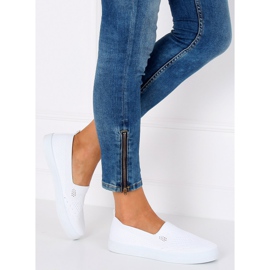 Baskets ajourées blanches JX63P Blanc 2