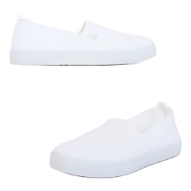 Baskets ajourées blanches JX63P Blanc 4