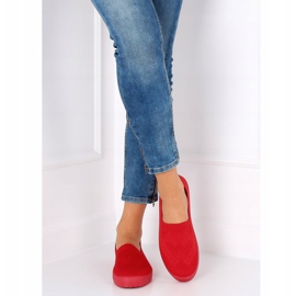 Baskets rouges ajourées JX63P Rouge 2