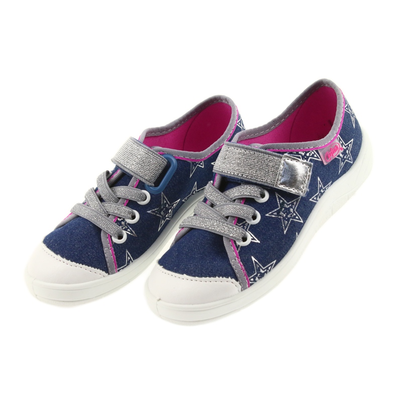 Befado chaussures enfants pantoufles baskets 251X113 gris rose bleu marine 6