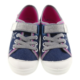 Befado chaussures enfants pantoufles baskets 251X113 gris rose bleu marin 5