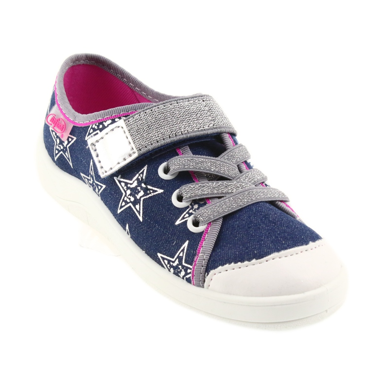Befado chaussures enfants pantoufles baskets 251X113 gris rose bleu marine 2