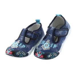 Baskets enfant American Club bleu marine avec velcro 26/19 4