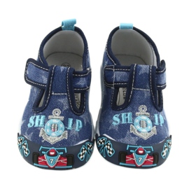 Baskets enfant American Club bleu marine avec velcro 26/19 3