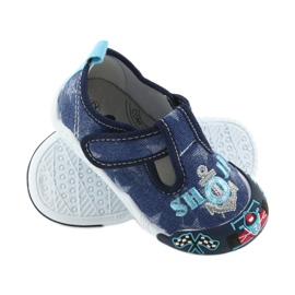 Baskets enfant American Club bleu marine avec velcro 26/19 2
