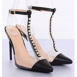Escarpins sur un noir transparent KK06 Noir le noir 6