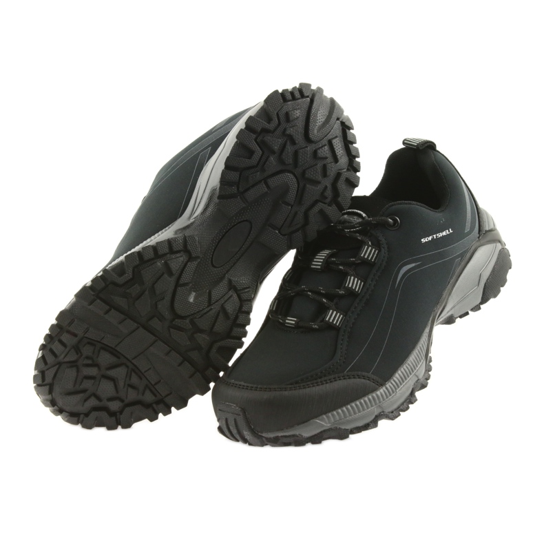 American Club Chaussures de sport femme nouées softhell imperméable américain WT06/19 noir 5