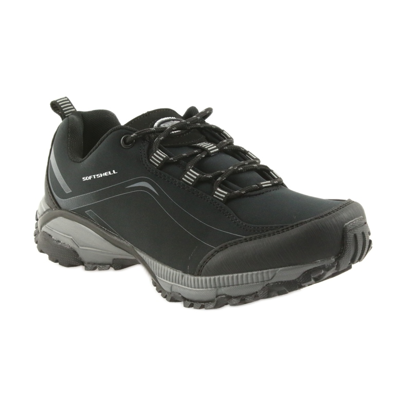American Club Chaussures de sport femme nouées softhell imperméable américain WT06/19 le noir 2