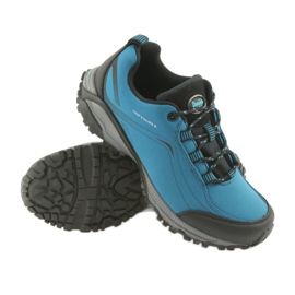 American Club Chaussures de sport féminin américaines liées à Softhell imperméable WT06 / 19 Bleu 3