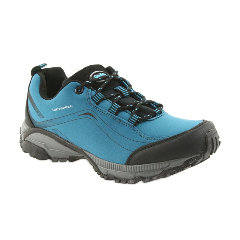 American Club Chaussures de sport féminin américaines liées à Softhell imperméable WT06 / 19 Bleu 1