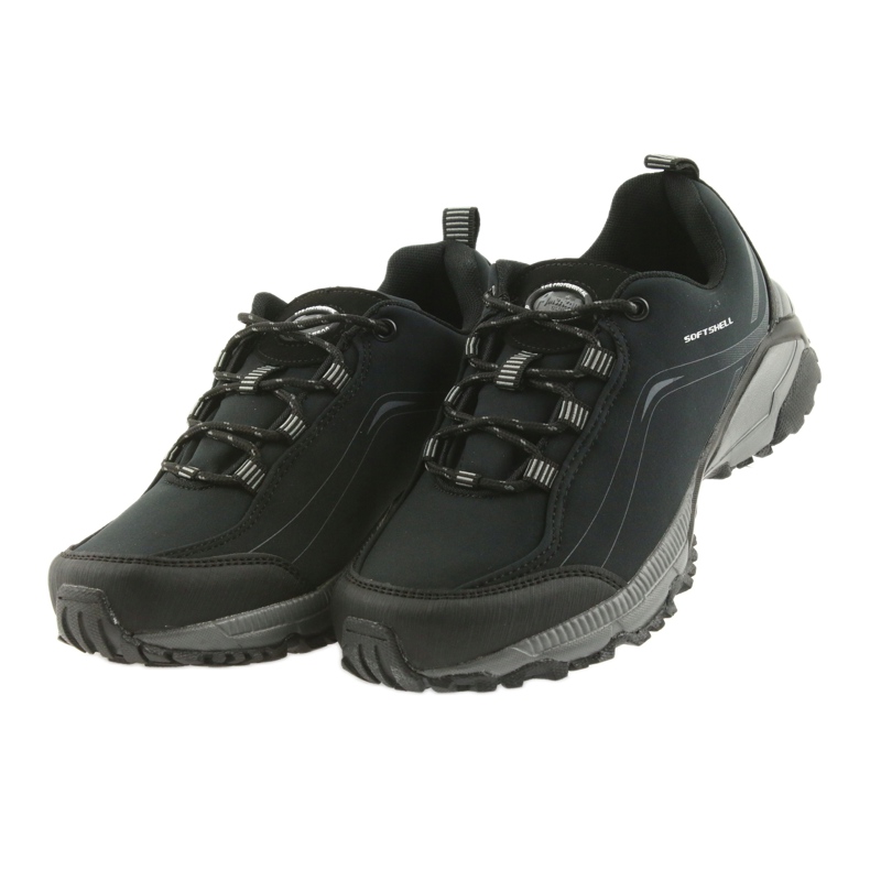 American Club ADI chaussures de sport nouées américaines softhell imperméables WT04 / 19 noir 3