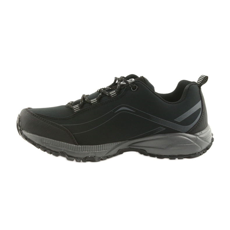American Club ADI chaussures de sport nouées américaines softhell imperméables WT04 / 19 noir 2