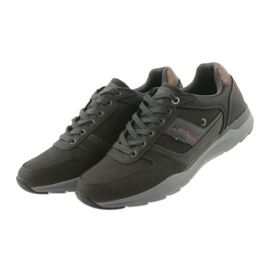 American Club Chaussures de sport légères pour hommes American RH01 / 19 noir brun gris 3