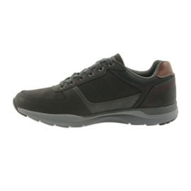 American Club Chaussures de sport légères pour hommes American RH01 / 19 noir brun gris 2