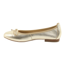 Caprice ballerines chaussures dorées pour femmes 22102 d'or 2 Caprice ballerines chaussures dorées pour femmes 22102 d'or 2