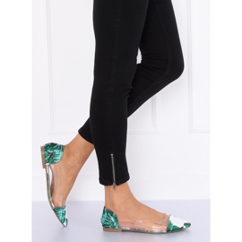 Ballerines vertes transparentes 333-60 Vert 3