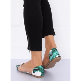 Ballerines vertes transparentes 333-60 Vert 5