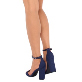 Sandales sur le poteau bleu marine Y2385-27 Marine 2 Sandales sur le poteau bleu marine Y2385-27 Marine 2