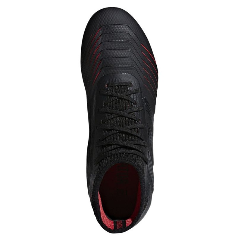 Chaussures de foot Adidas Predator 19.1 FG Jr D97997 le noir 1