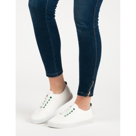 Kylie Baskets ajourées nouées blanche 5