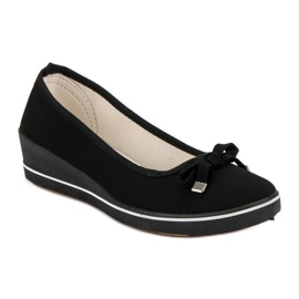 Ballerine compensée le noir 3