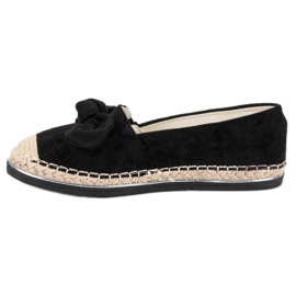 Comer Espadrilles Avec Noeud le noir 5