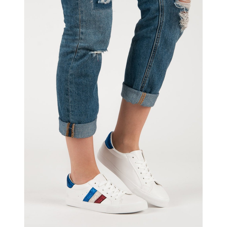 Comer Baskets blanches à lacets 1