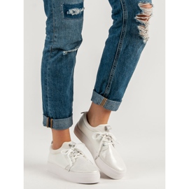 Baskets à enfiler blanc 1