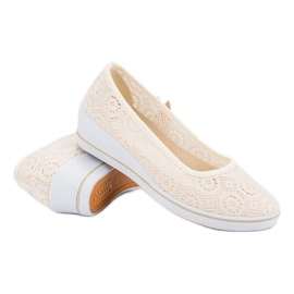 Chaussures compensées ajourées brun 6
