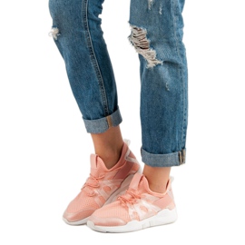 Chaussures de sport à la mode rose 1