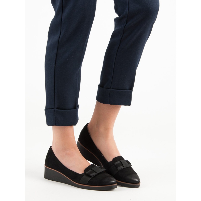 Escarpins à nœud VINCEZA noir 1